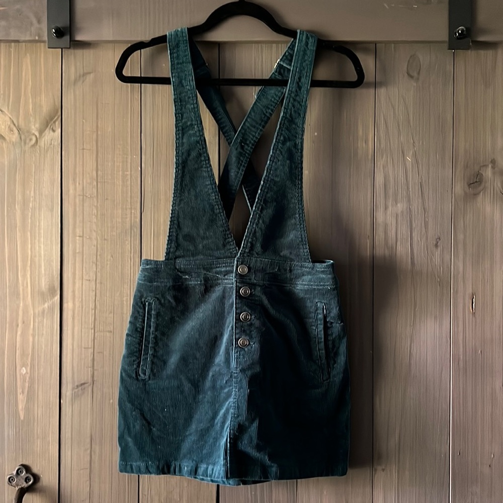 Wild fable corduroy overall dress
